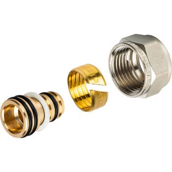 Фитинги компрессионные для труб PEX-AL-PEX 16х2,0х1/2
