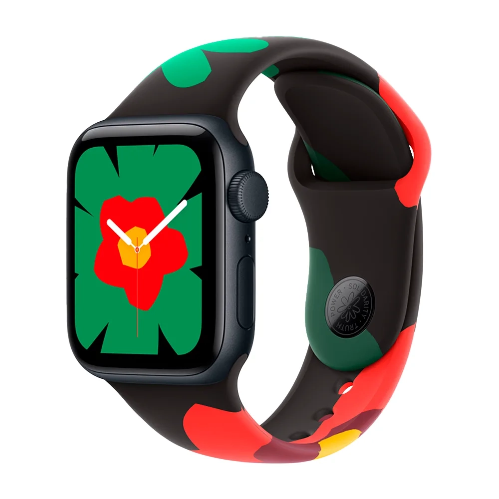 Умные часы Apple Watch SE 3 (2025) GPS, 40mm, Midnight Aluminium Case with Black Unity Sport Band, S/M