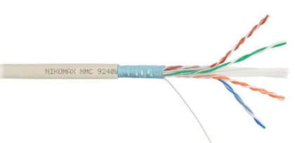 Кабель витая пара F/UTP 6 кат. 4 пары NikoMax NMC 9240L-IY