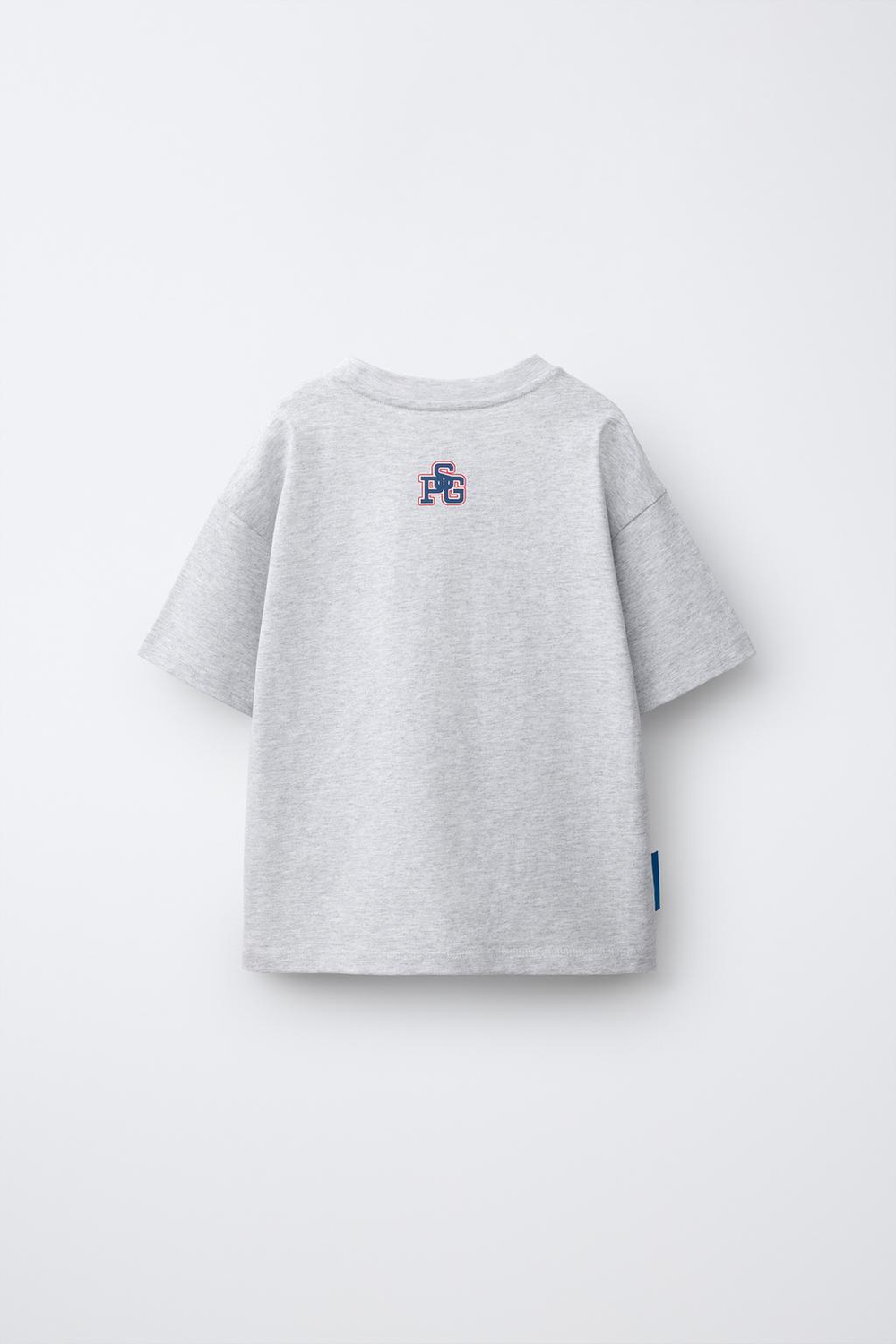 ZARA ФУТБОЛКА PSG ® T-SHIRT, СЕРЫЙ МЕЛАНЖ