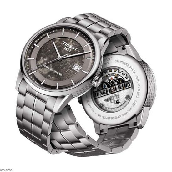 Мужские швейцарские наручные часы Tissot Luxury Powermatic Jungfraubahn T086.407.11.061.10