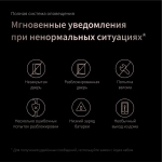 Умный замок Aqara ML-D01D врезной разбл.отпеч.паль./код/пар/NFC/прил/мех.кл 5000mAh бронзовый/черный