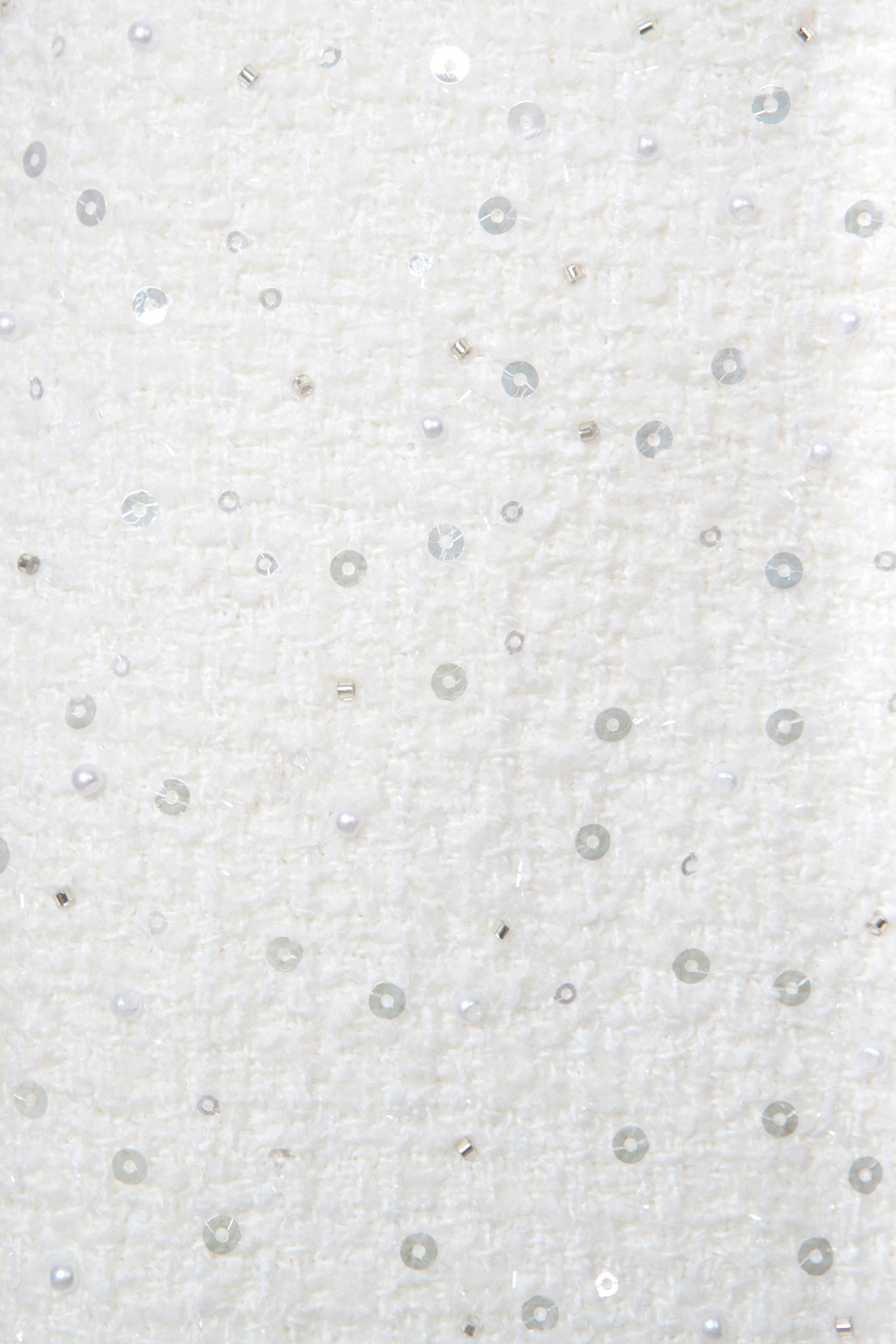 «Summer sparkle» Юбка мини из мерцающего твида с жемчужинами.