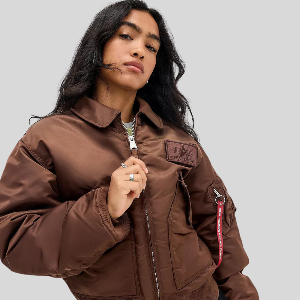 Бомбер Alpha Industries CWU 45/P Powder Brown (Коричневый)