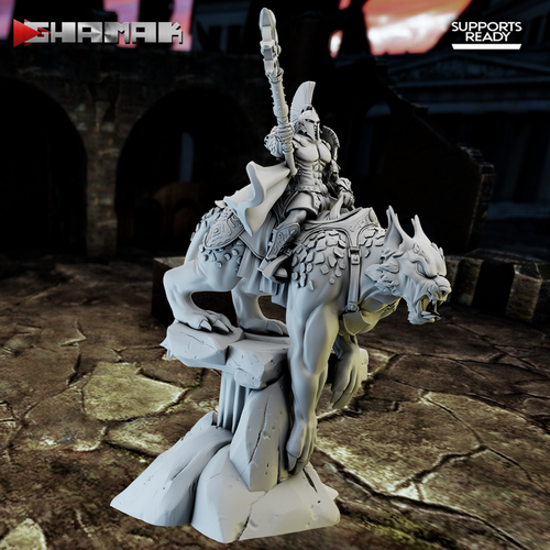 Grand Alliance Order Stormcast Eternal Vanguard-Palladors Воитель на боевом звере №3 миниатюра для dnd, днд, pathfinder, фентези, Настольная игра, НРИ, Варгейм, РПГ