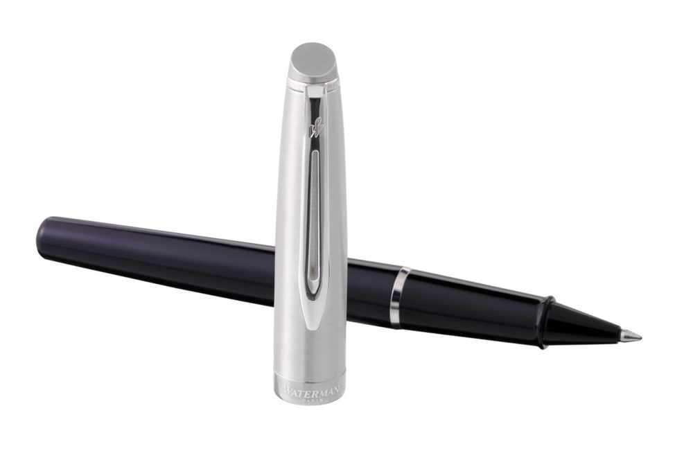 Ручка роллер Waterman  Embleme цвет BLACK CT, цвет чернил: черный