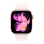 Умные часы Apple Watch Series 11 GPS, 42mm, Rose Gold Aluminium Case with Light Blush Sport Band, M/L