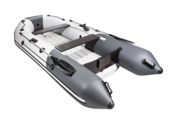 Лодка Таймень NX 3200 НДНД, 3200*1500*420 мм., цвет серый - графит