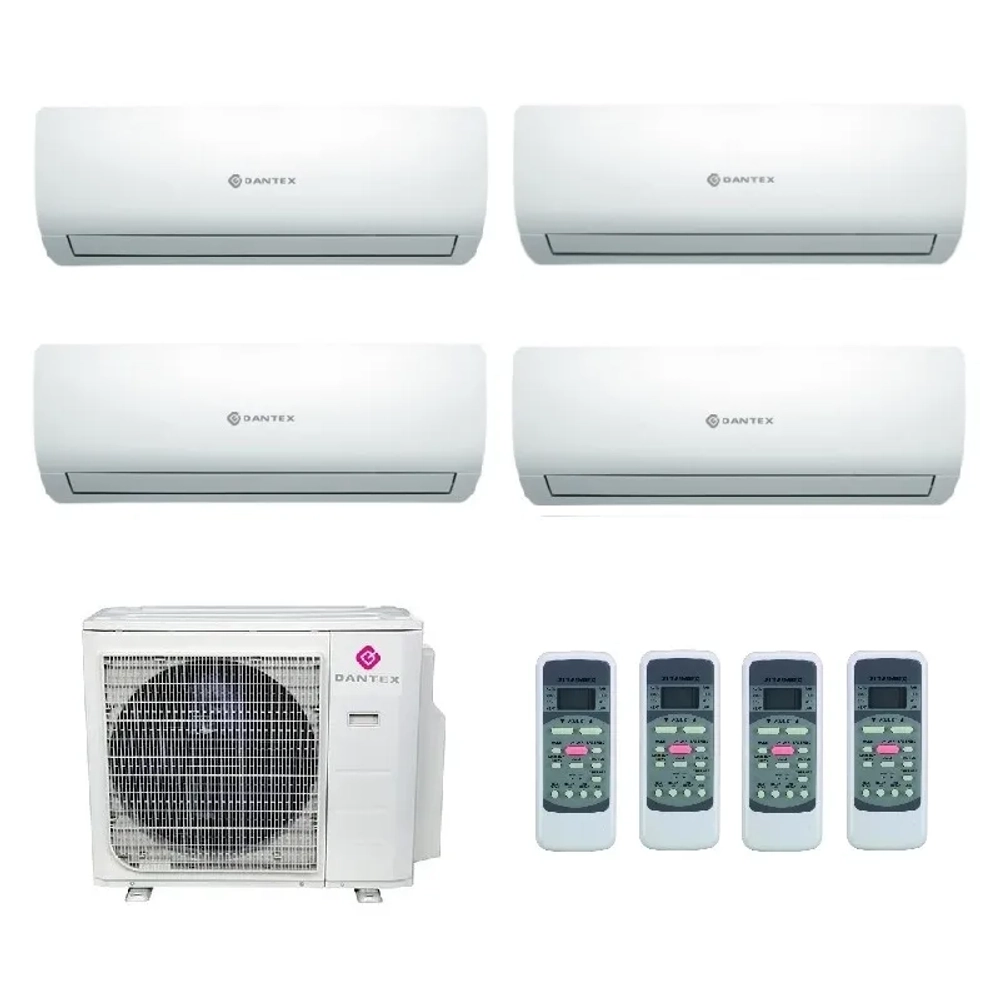 Мульти сплит-система Dantex RK-4M28HM3E-W / RK-M07C3N - 4шт.