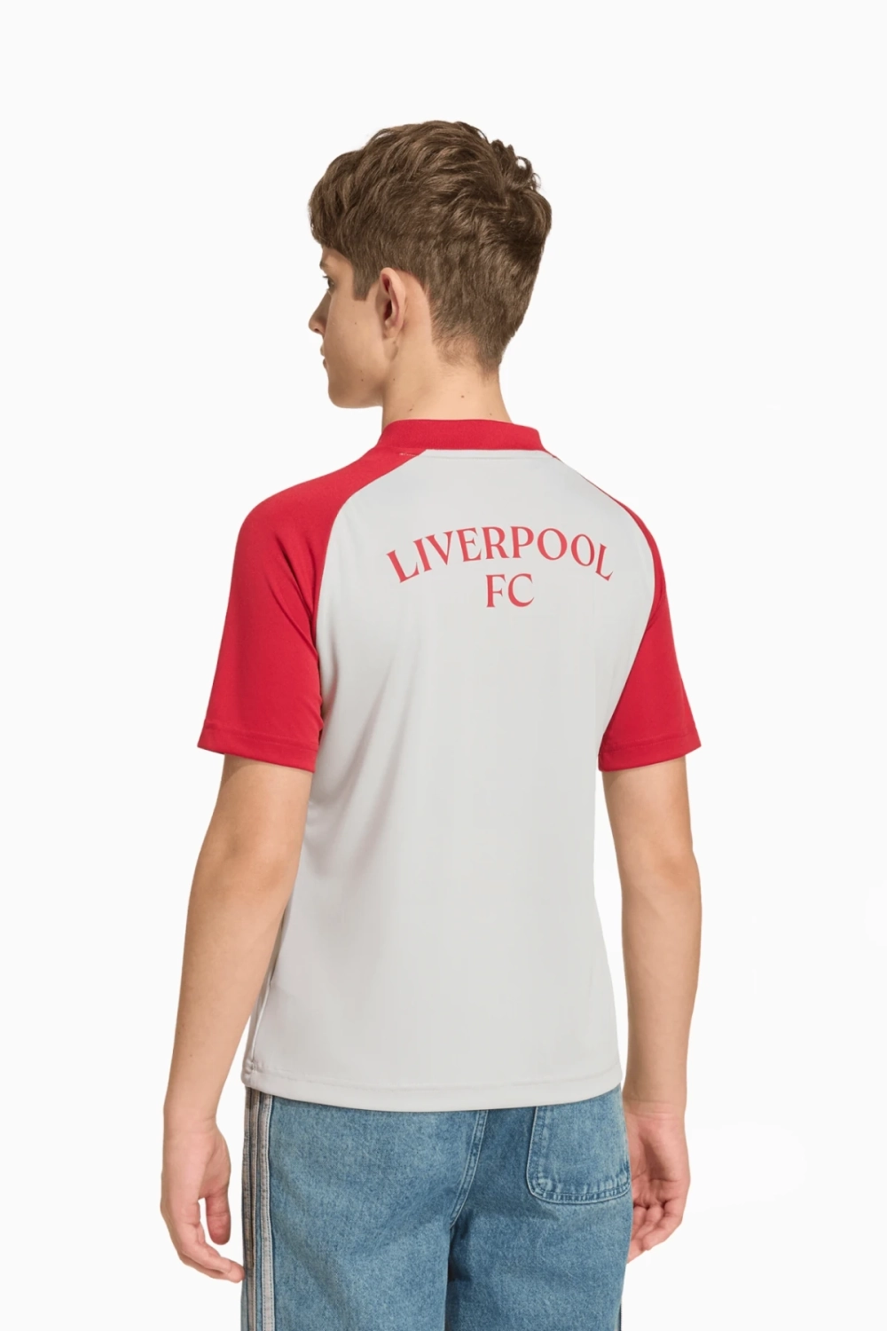 Футболка adidas Liverpool FC 26/27 Pre-Match Junior - серый