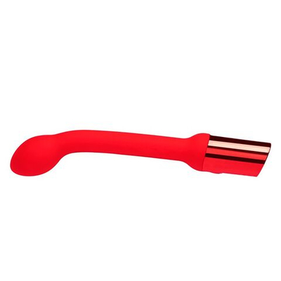 Красный вибростимулятор G-точки Enamorment G-spot Vibe - 22,5 см. (Цвет: красный)