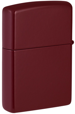 Зажигалка Zippo Classic с покрытием Merlot, латунь/сталь, бордовая, глянцевая, 38x13x57 мм