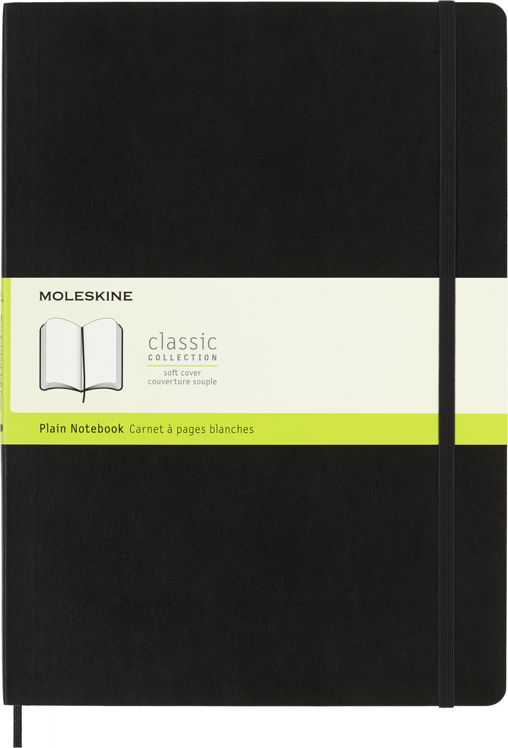 Блокнот Moleskine CLASSIC SOFT XXL (QP643) формат A4, 192стр. без линовки, мягкая обложка, черный