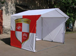 ТОРГОВАЯ ПАЛАТКА «ДОМИК» 2,5 X 2 (каркас из трубы Ø 25мм).