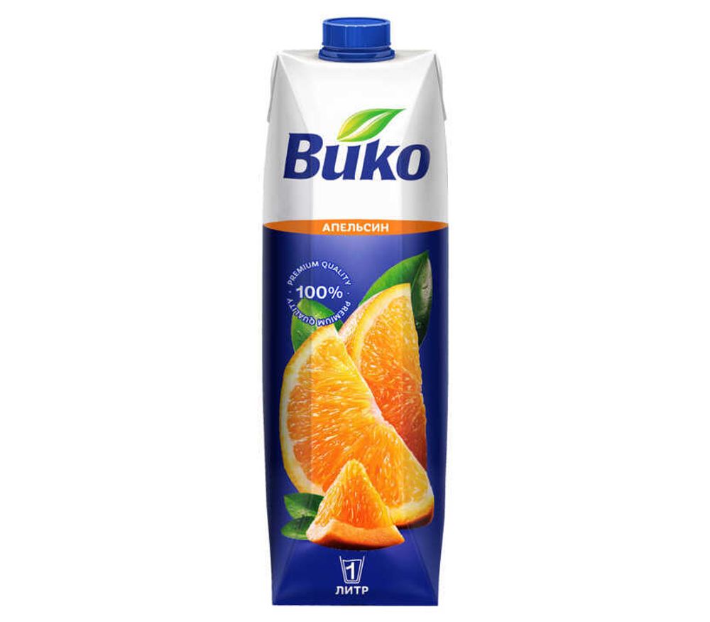 Апельсиновый сок 1 л Вико Призма 6шт