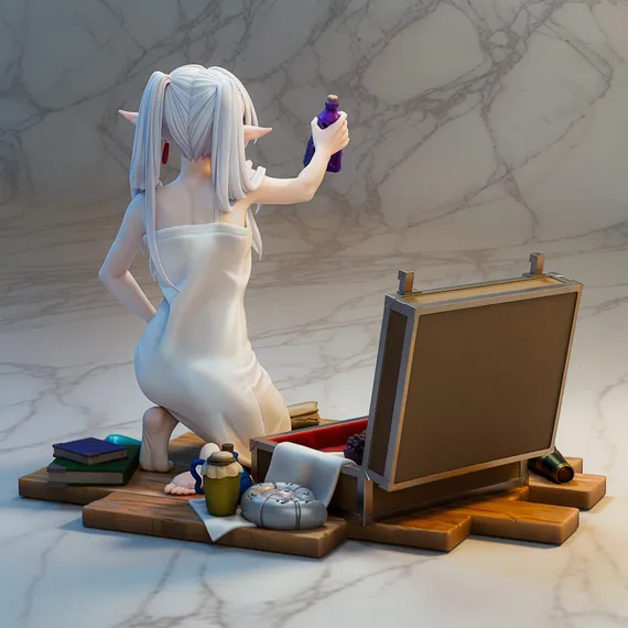 Frieren with bottle - Sousou no Frieren