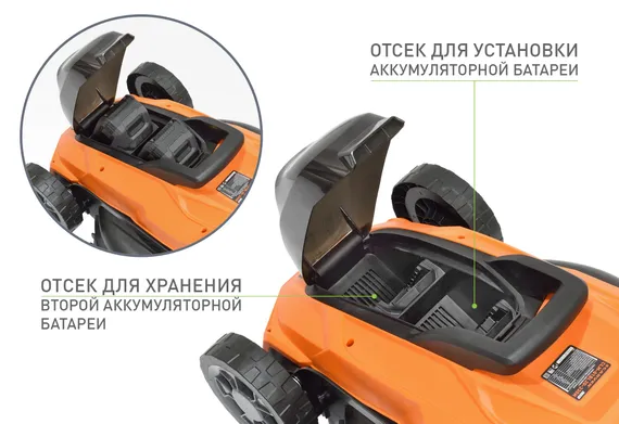 Газонокосилка аккумуляторная CARVER CLM-01BL20-330H