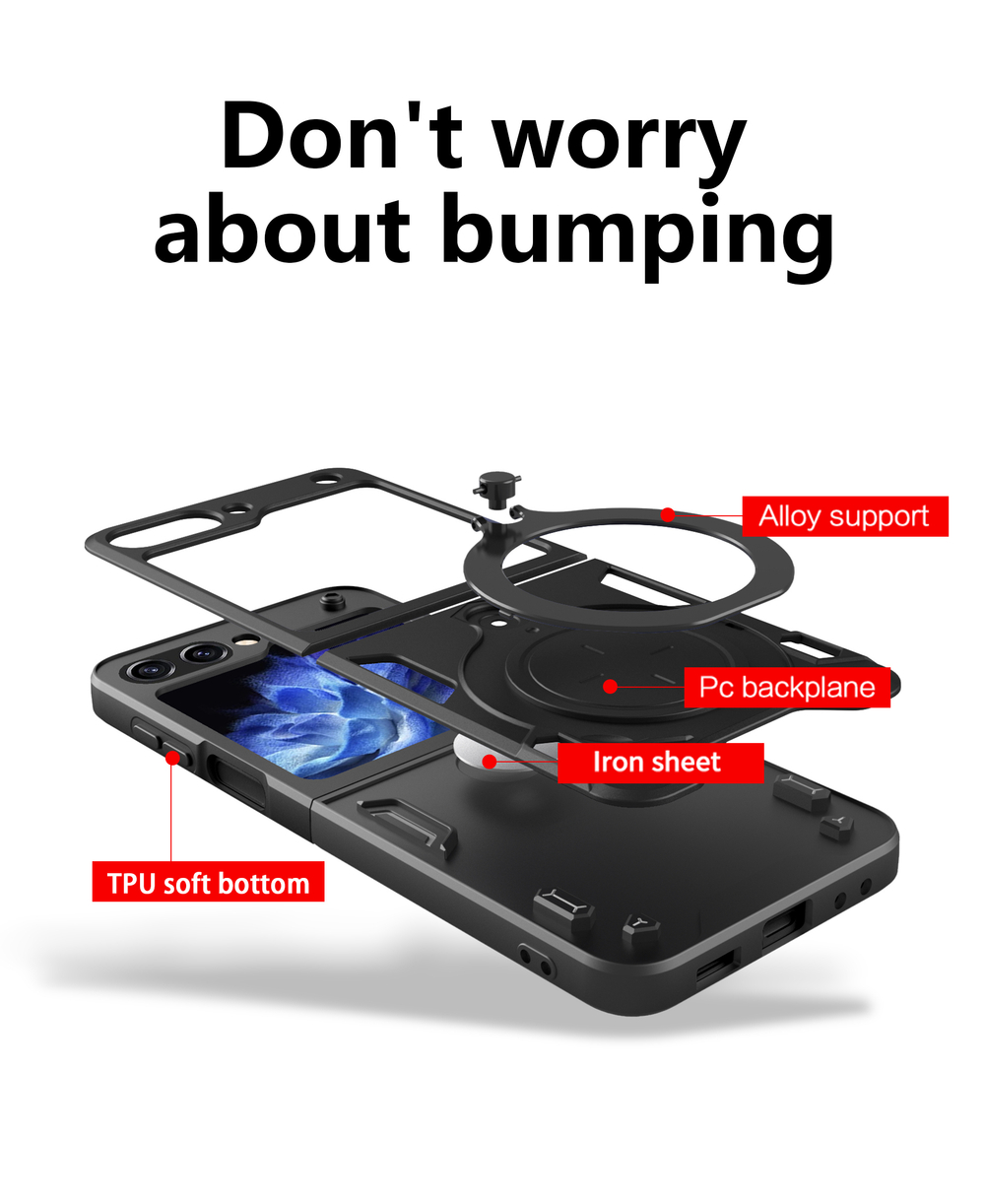Чехол с кольцом Big Ring Case для Samsung Galaxy Z Flip 7 FE
