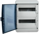 Корпус пластиковый КМПн-24 IP65 черная прозрачная дверь TEKFOR IEK