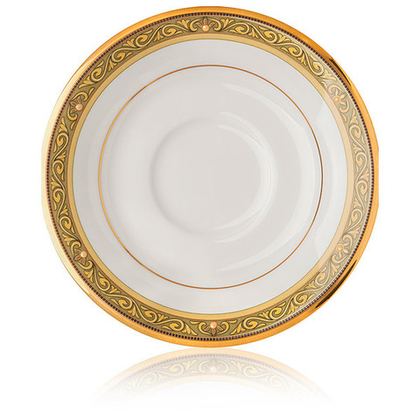 Блюдце для чашки чайной Noritake Церемония золотой кант 15.5см