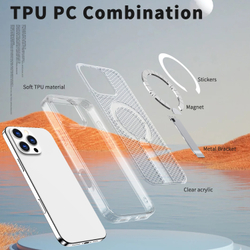 Прозрачный чехол Mesh Pro Magnetic Case для iPhone 16 Pro Max