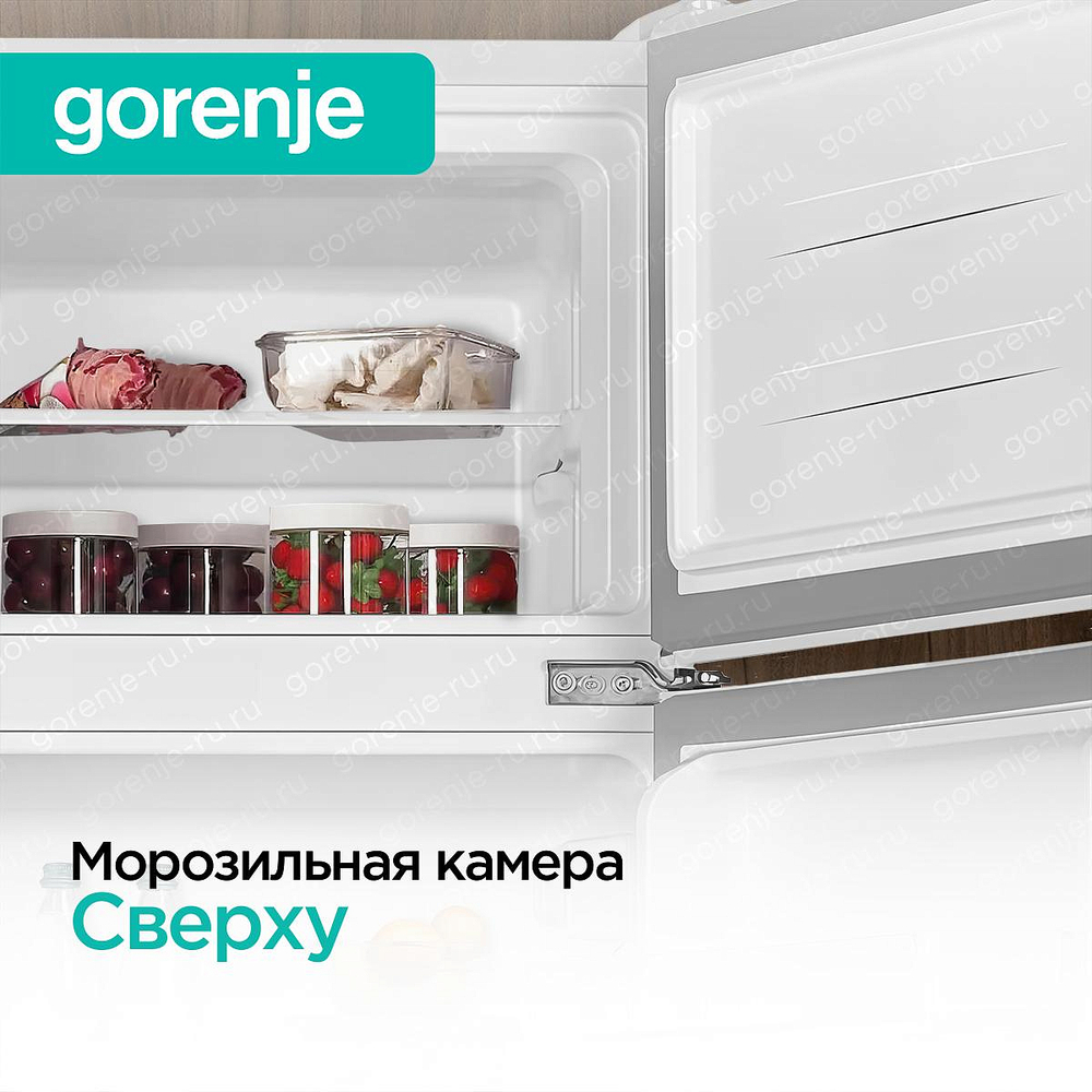 Отдельностоящий двухкамерный холодильник Gorenje RF4142PW4