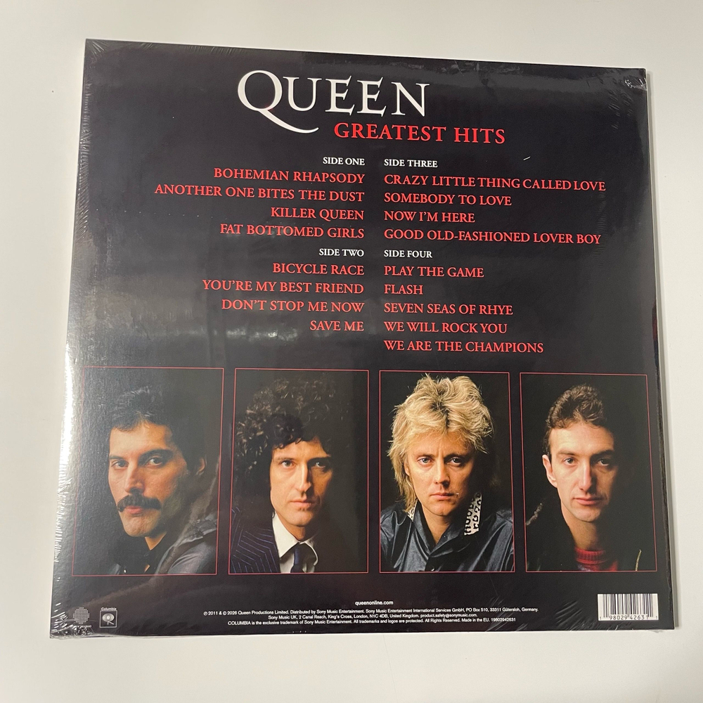 Виниловая пластинка LP Queen Greatest Hits (Европейский Союз 2026)