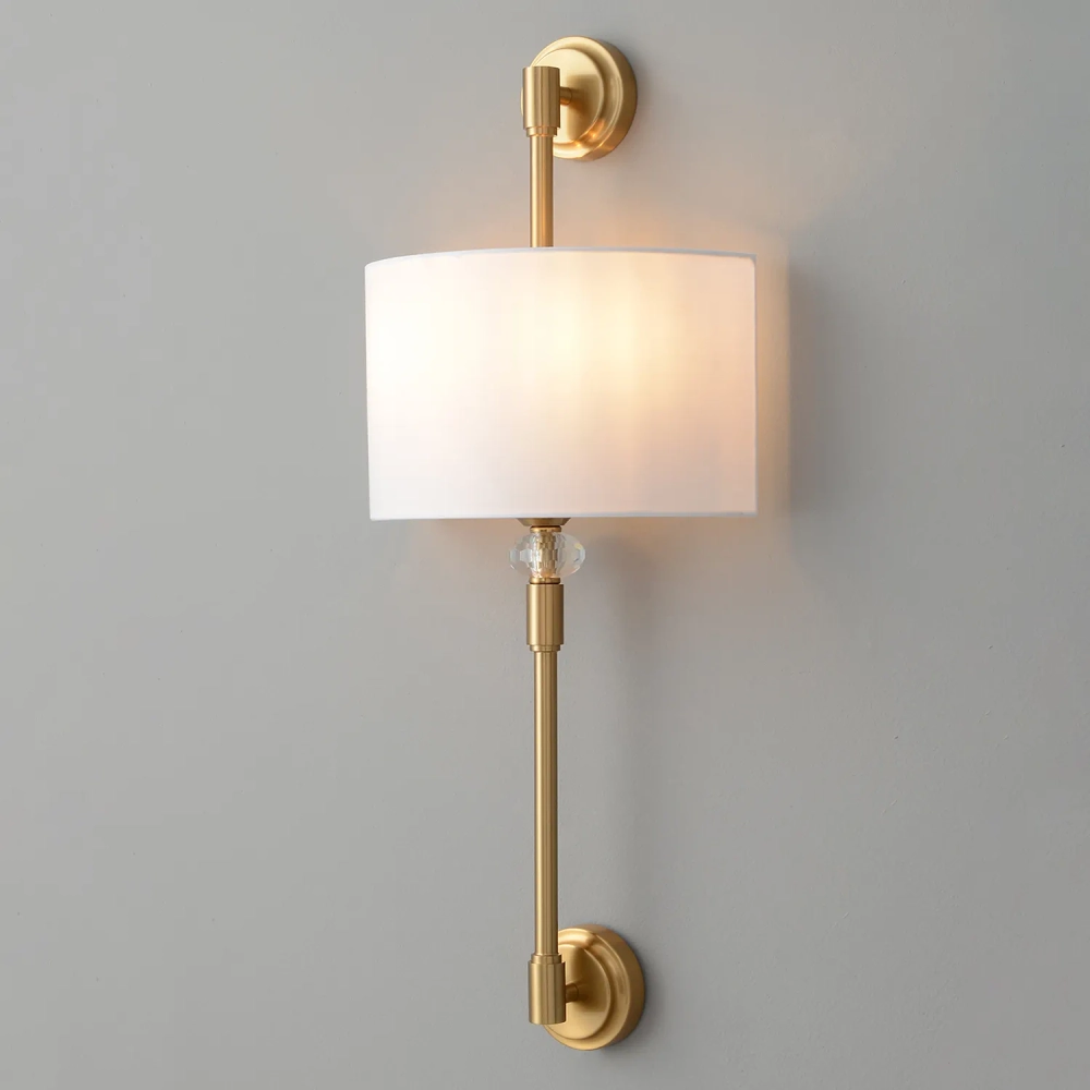 Бра Crystal Lux VINTAGE AP2 BRASS