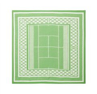 Теннисная бандана Lacoste Print Scarf - billiard green/flour