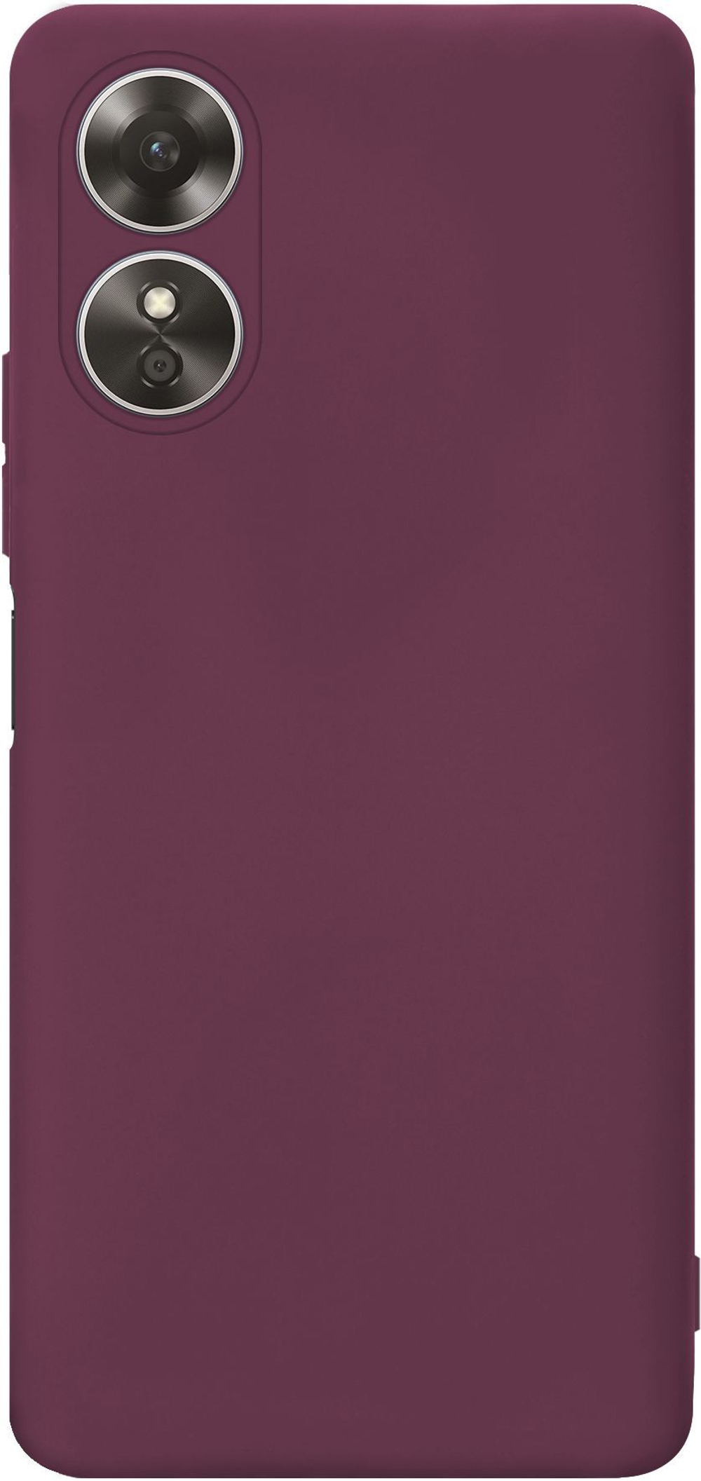 Мягкий Soft Touch чехол из силикона для OPPO A17 / A17K с бархатной подкладкой