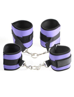 Набор для бондажа фиолетовый Fetish Fantasy Series Purple Pleasure Bondage Set (Цвет: фиолетовый с черным)