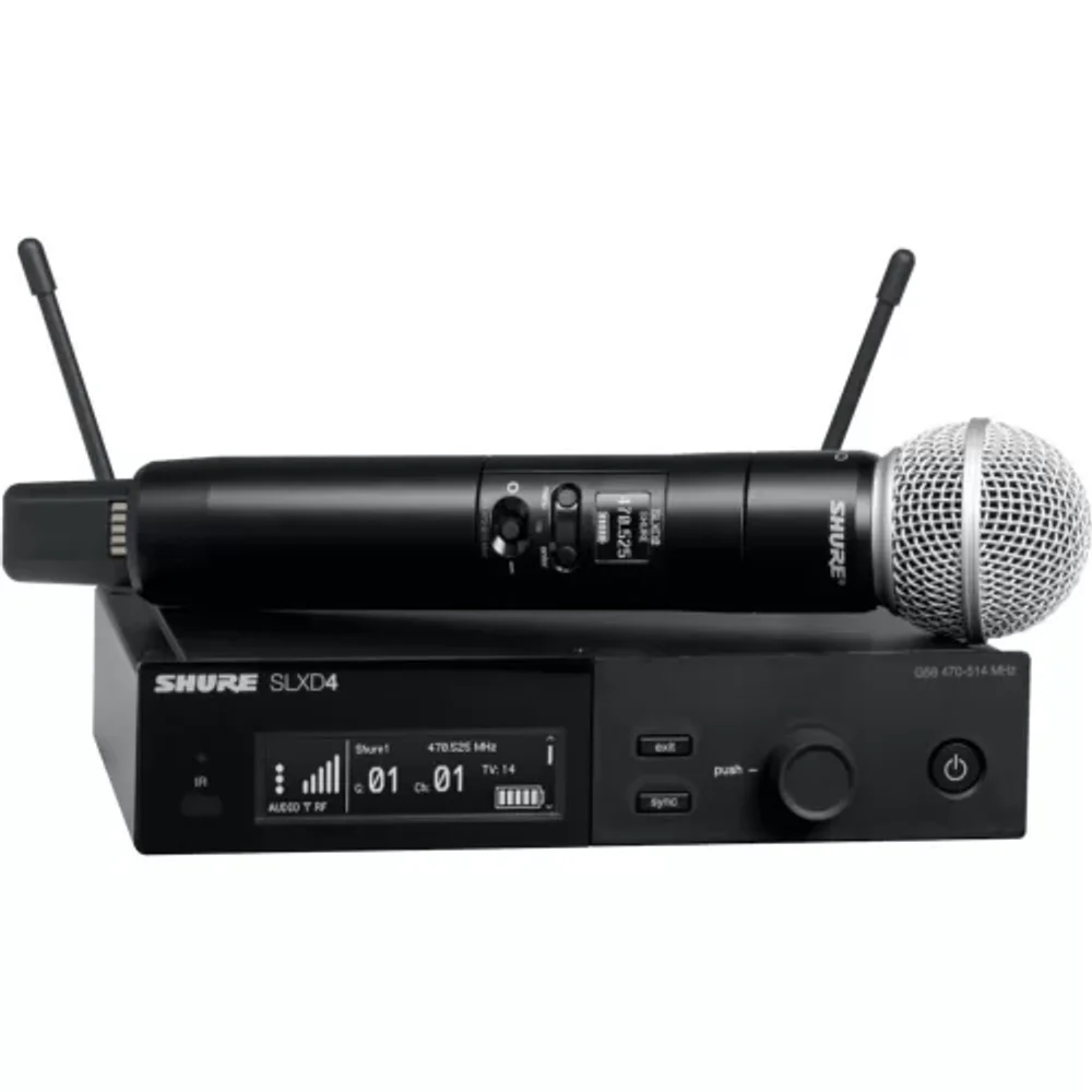 Shure SLXD24E/SM58 — Цифровая вокальная радиосистема с микрофоном SM58