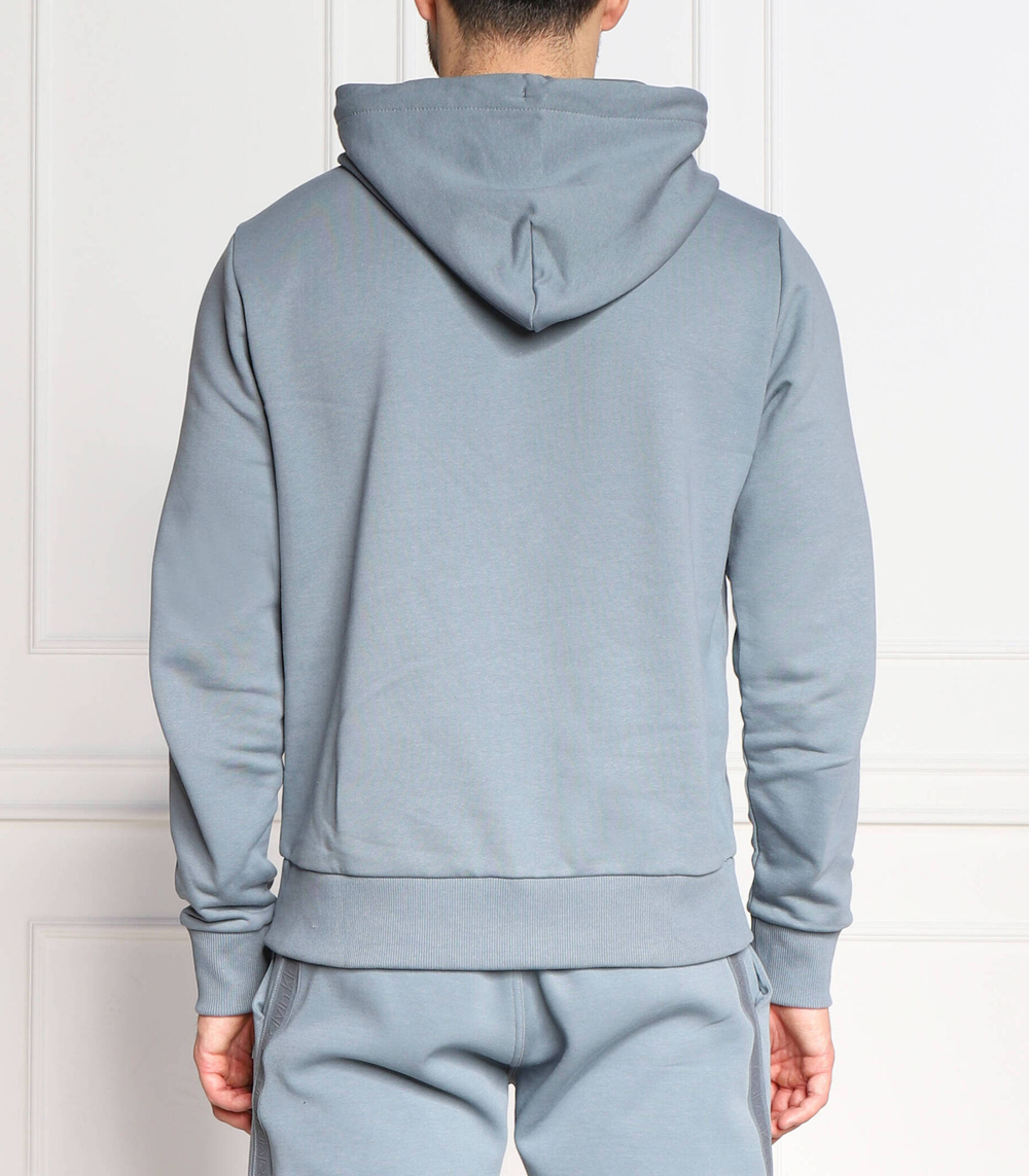 Худи box striped logo Calvin Klein - голубой(K10K110761)