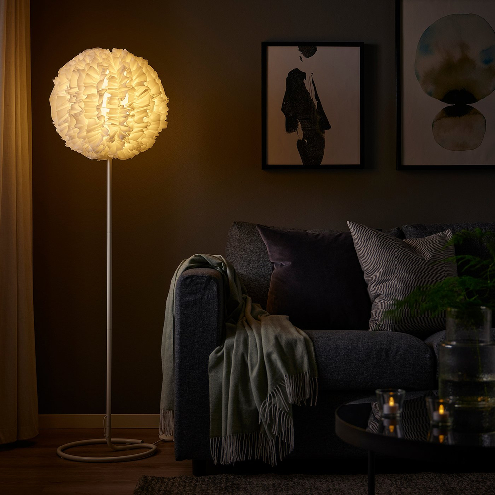 IKEA VINDKAST  (ИКЕА ВИНДКАСТ)  -  Торшер - белый