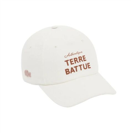 Теннисная кепка Lacoste Roland-Garros Edition Clay Court - chalk