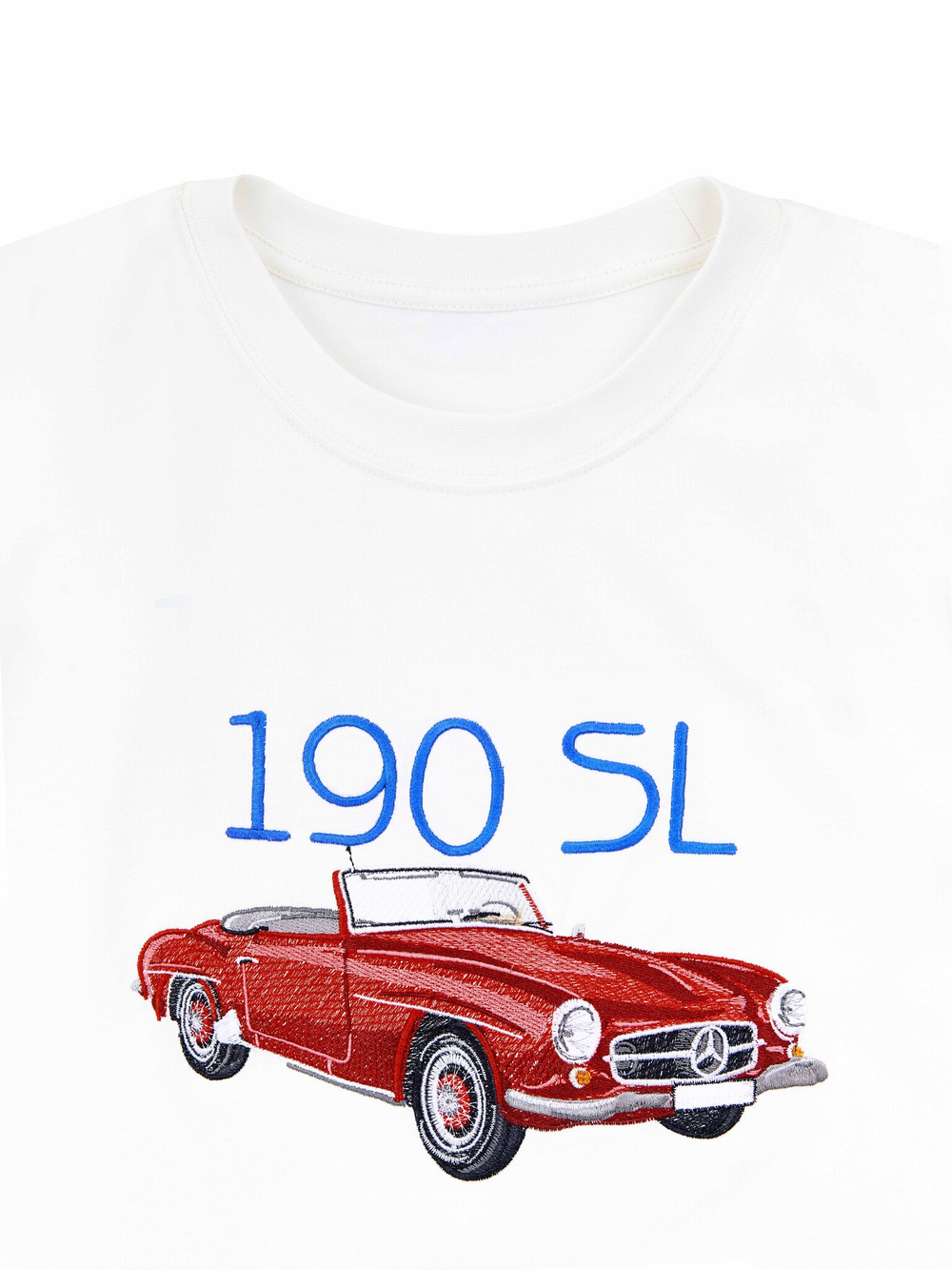 Футболка с вышивкой "190 SL" 2S project Car T Shit