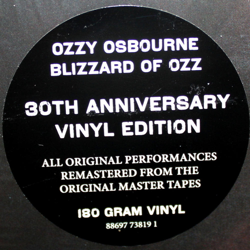 Ozzy Osbourne / Blizzard Of Ozz (LP)