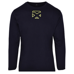 Футболка мужская теннисная теннисная Pacific Classic Long Sleeve Shirt - navy