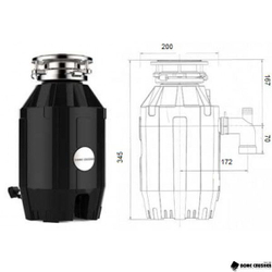Измельчитель пищевых отходов Bone Crusher BC 810
