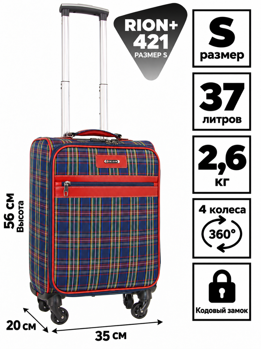 RION+ 421KL-BRD — инфографика