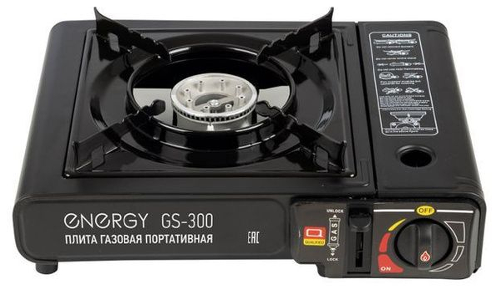 Плита газовая портативная 1-комф. "ENERGY" GS-300
