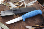 Нож Morakniv Basic 546, нержавеющая сталь, пласт. ручка, синий 12241