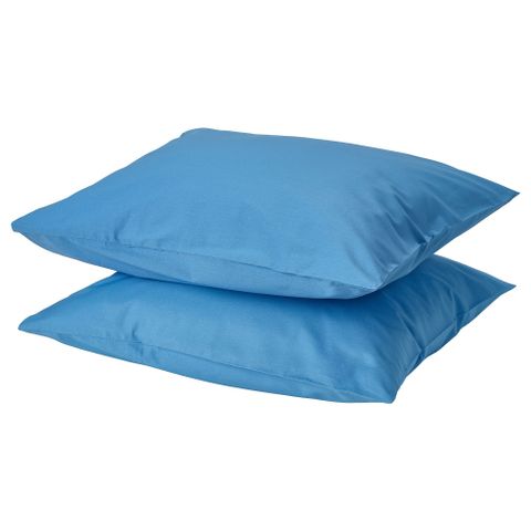 Набор наволочек IKEA DVALA (ДВАЛА), Голубой, 50х80 см, 2 шт