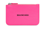Balenciaga Cash Grained Calfskin Card Holder Card Holder Large Women"s Pink