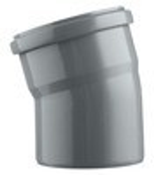 ПВХ Отвод  Ф110х15*  (25/5шт)