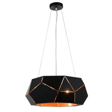 Подвесной светильник 6*E14 SL258.403.06 чёрный/золото Enigma ST-Luce