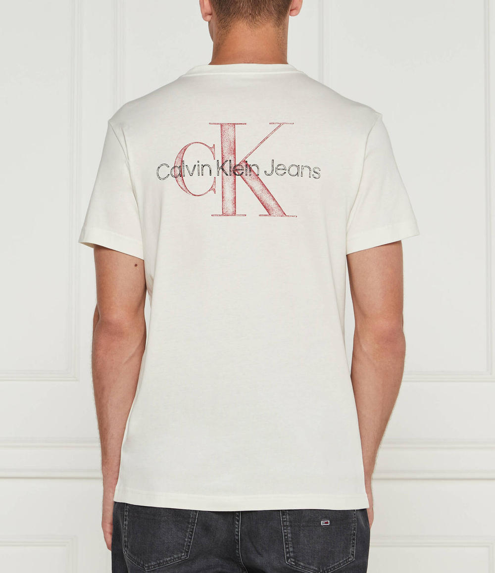 Футболка CALVIN KLEIN JEANS - экрю(J30J326866)