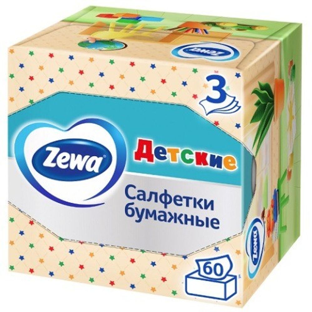 Платочки Зева Kids 60шт, шт