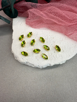 Наветт Navette 8*4 мм, Peridot
