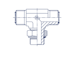 Штуцер FRTA D28 ORFS 1.11/16 - BSP 1.1/4
